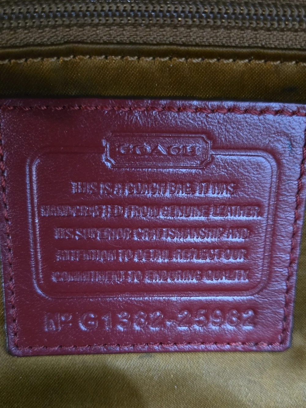 COACH Women's Quilted Satchel Bag in Burgundy